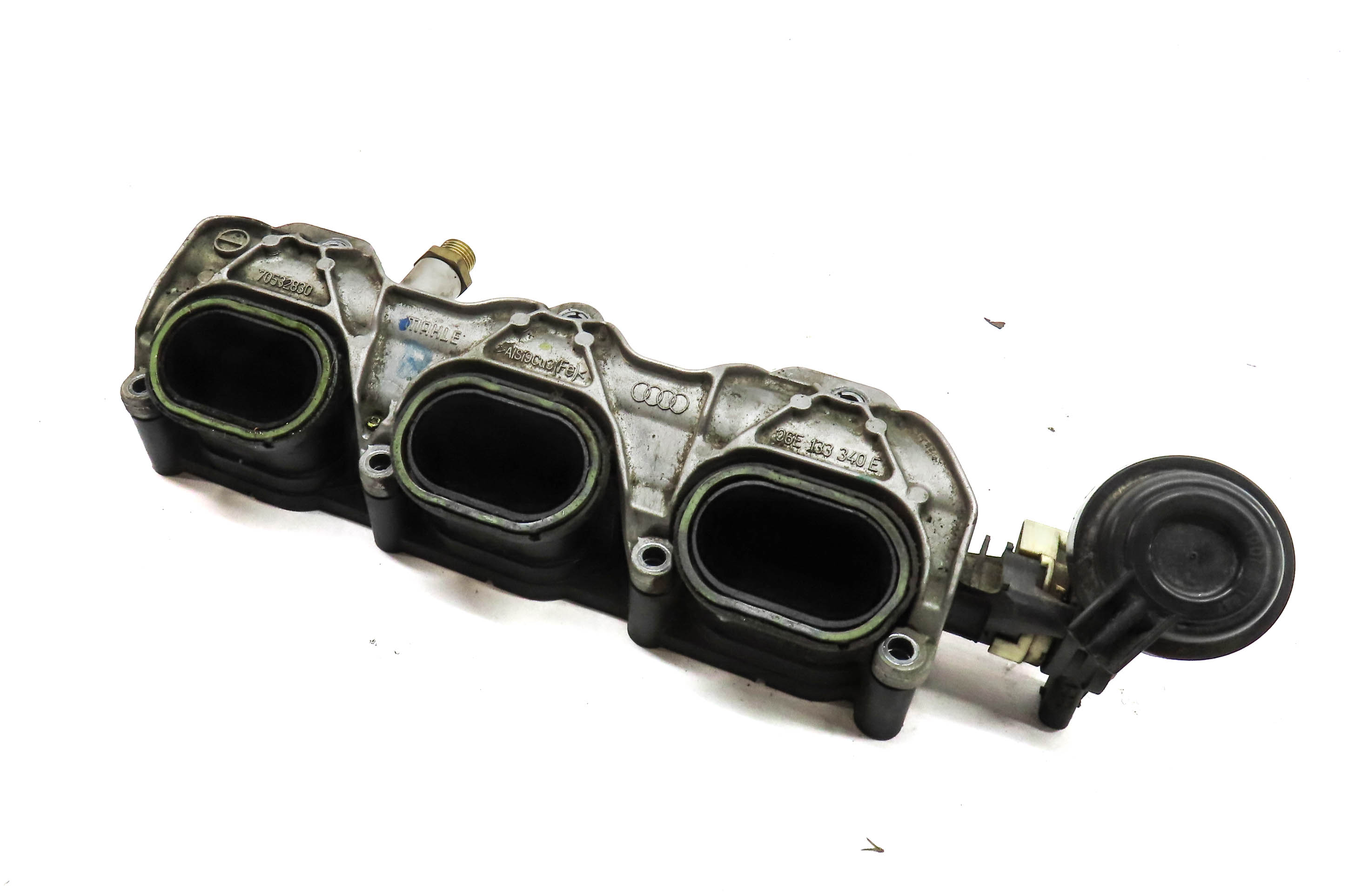 2011 AUDI Q7 (4L) 3.0L SUPER (CJWB) ENGINE RIGHT LOWER INTAKE MANIFOLD — exact item pictured